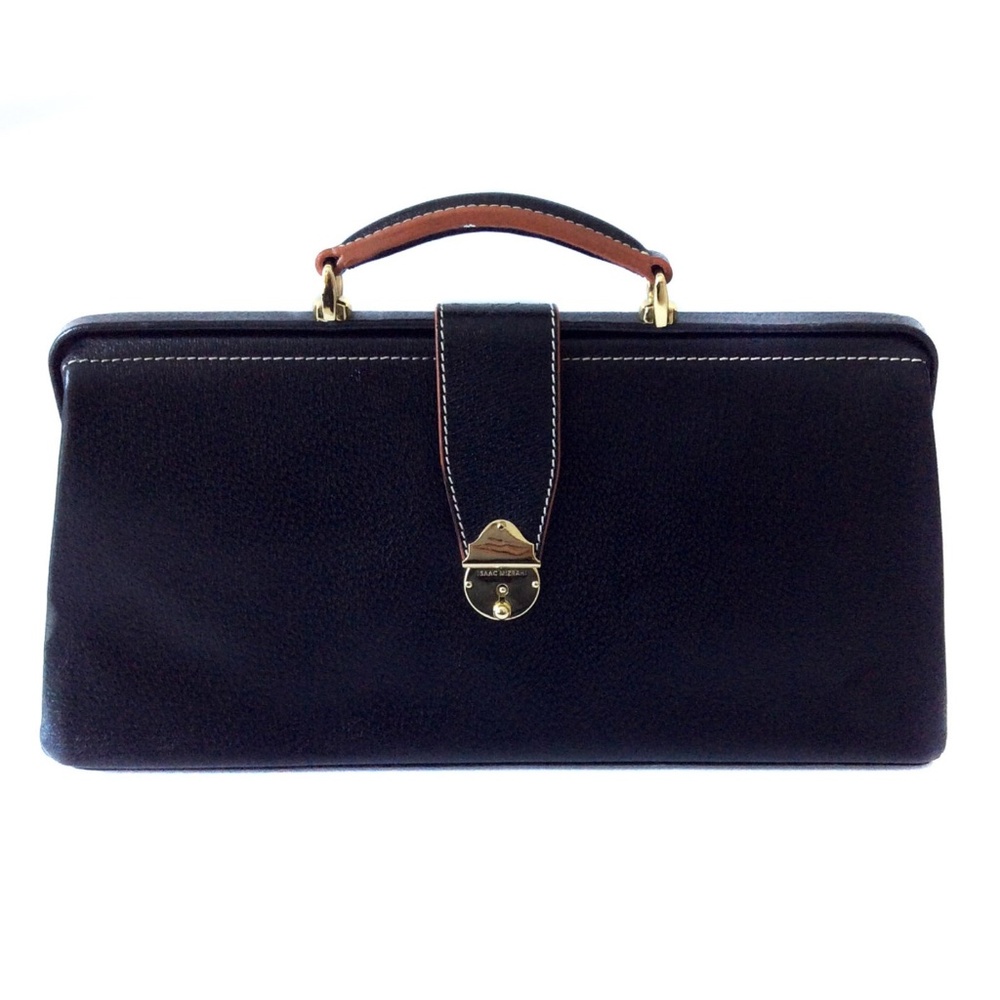 Vintage Isaac Mizrahi Brown Leather Bag